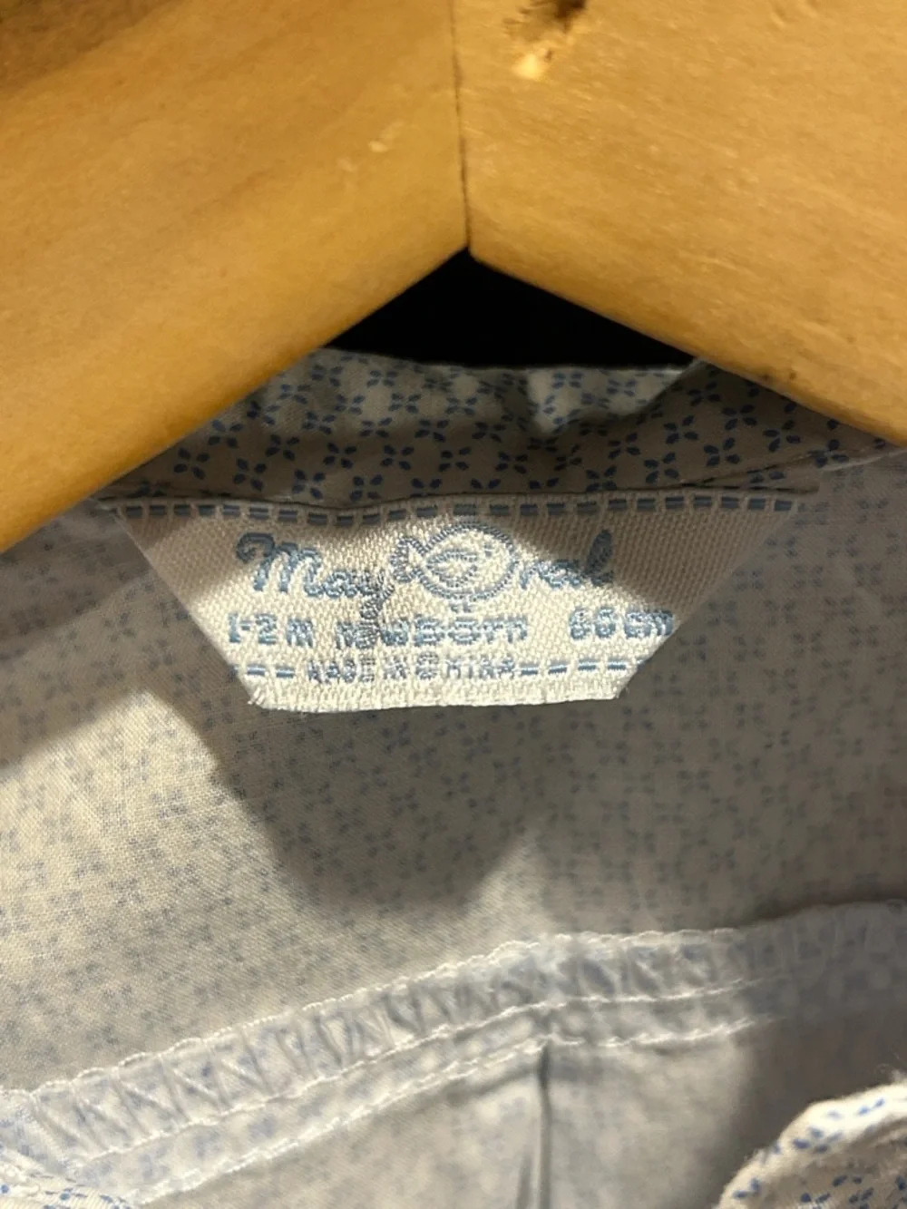 Mayoral Newborn Onesie Dress Shirt.